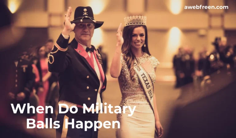 When Do Military Balls Happen